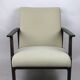 Fauteuil beige velvet années 1970