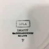 Lot of 3 soup plates Digoin