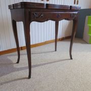 Secretary with mechanism - 4 secret drawers - lock - marquetry chessboard - 1950