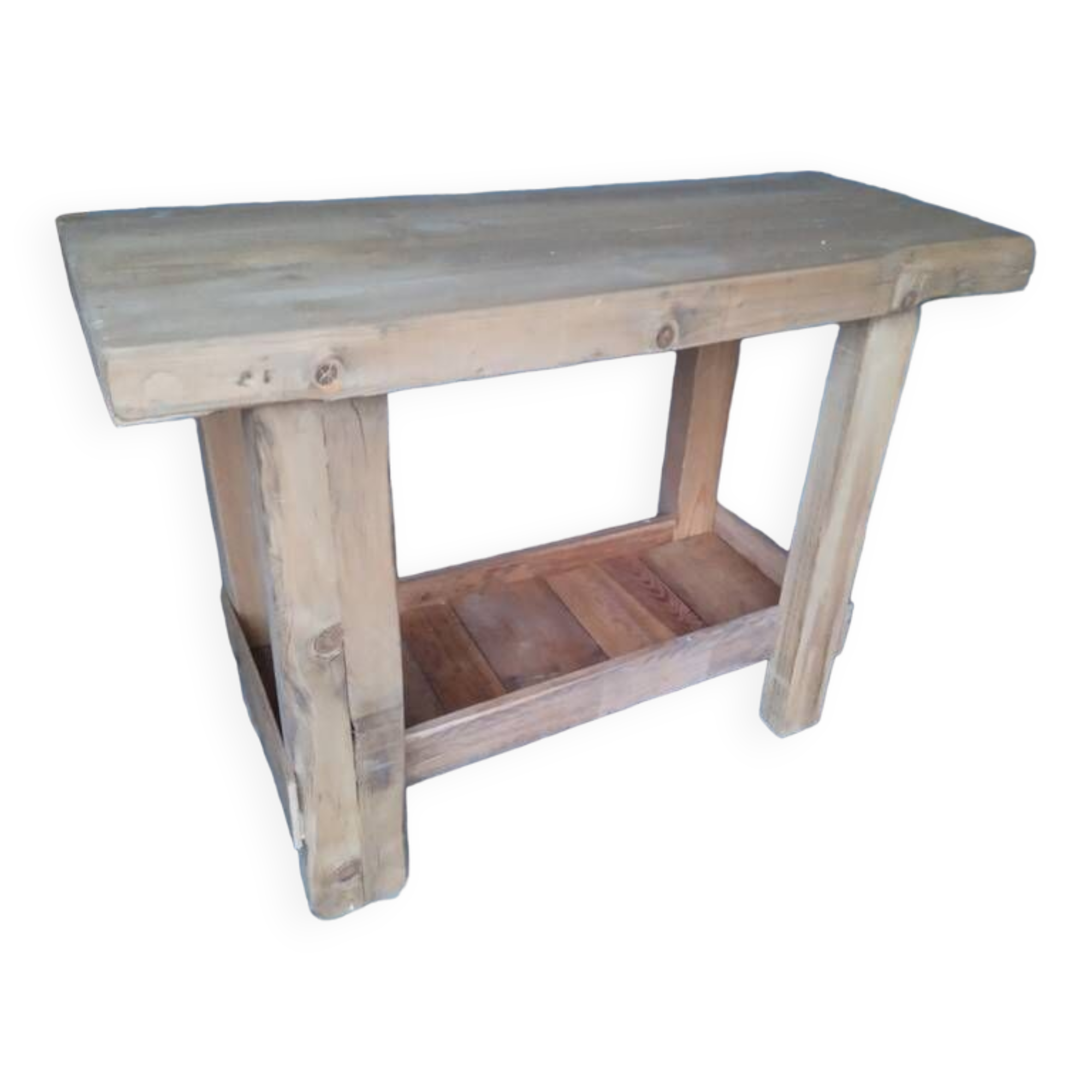 Workbench 120cm old solid wood