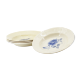 Lot of 4 old digoin ceramic plates