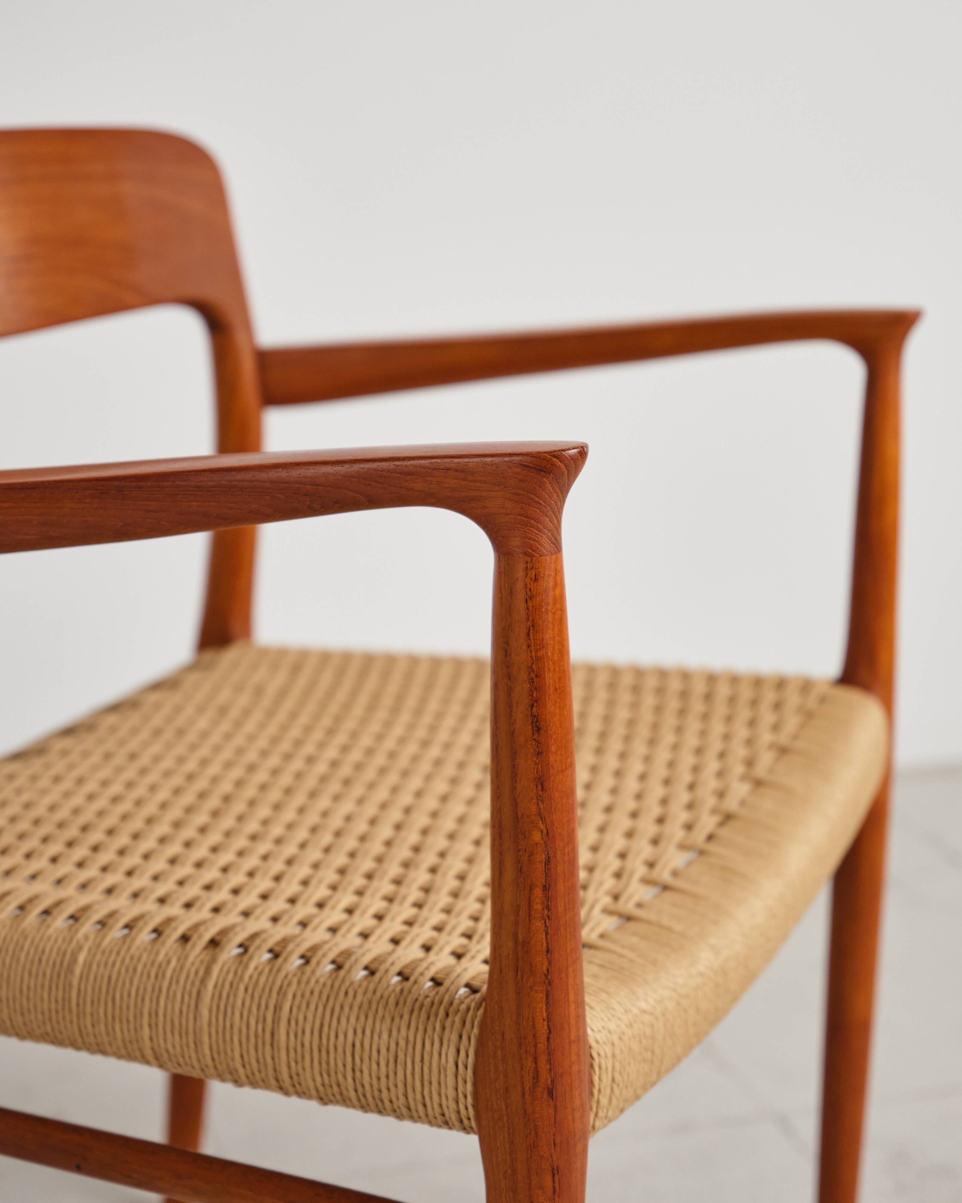 Armchair 56 in teak from the mid-century by Niels O. Møller, J.L. Moller