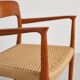 Armchair 56 in teak from the mid-century by Niels O. Møller, J.L. Moller