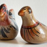 Couple BIRDS Handmade Ceramics MEXICO