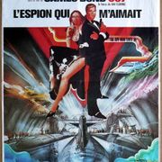 Original movie poster "The Spy Who Loved Me" Roger Moore - James Bond 007