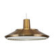 XL Danish copper pendant lamp 1970s