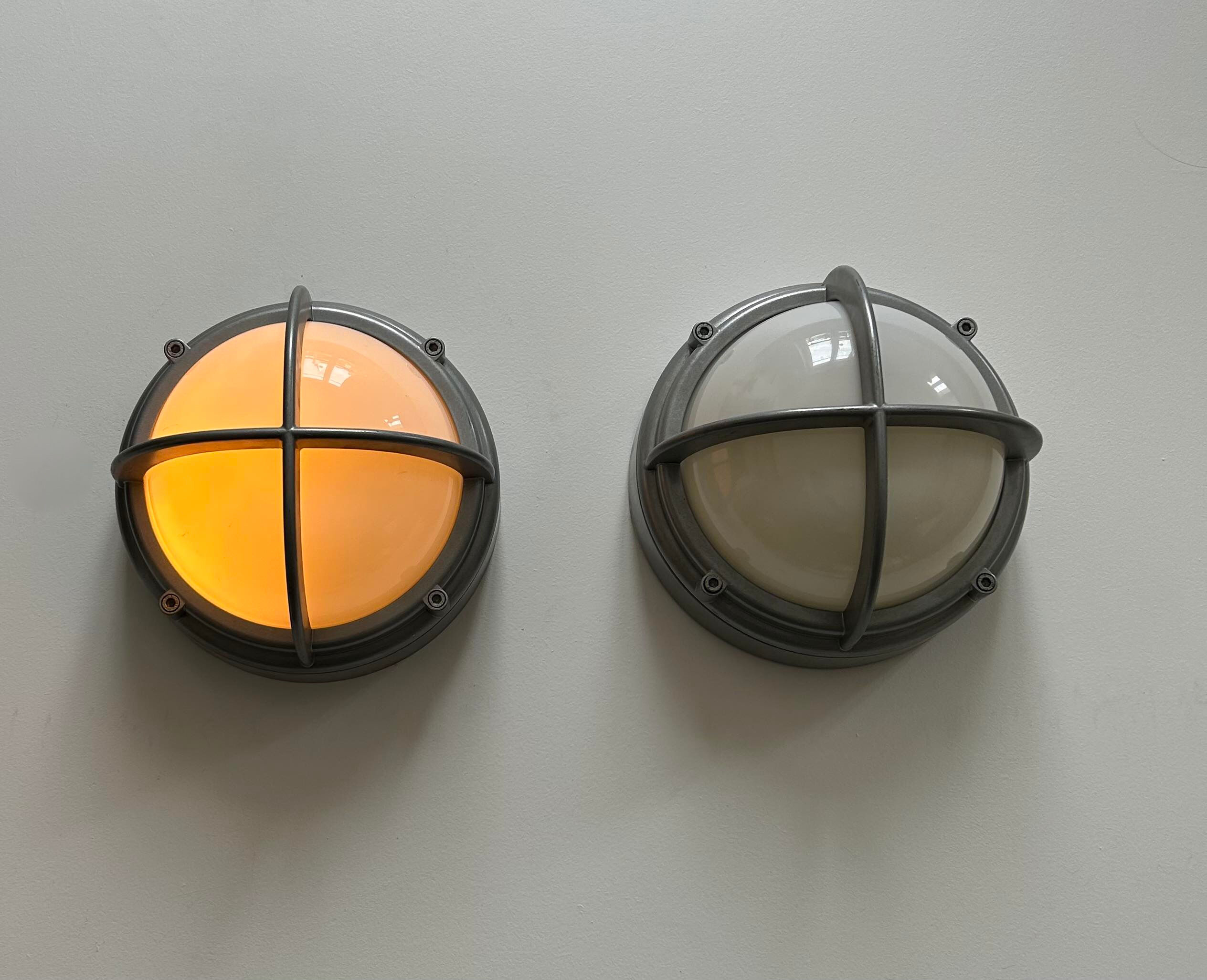 Pair of vintage SYOT, Louis Poulsen, aluminum