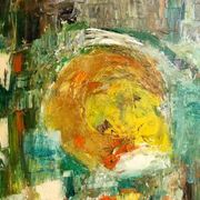 Vintage abstract painting