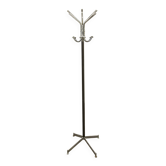 1960s industrial parrot coat rack chrome
