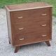 Vintage oak chest of drawers legs compass 3 drawers from the 50s