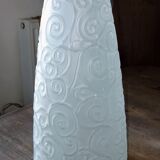 Opalescent glass vase with art deco style décor