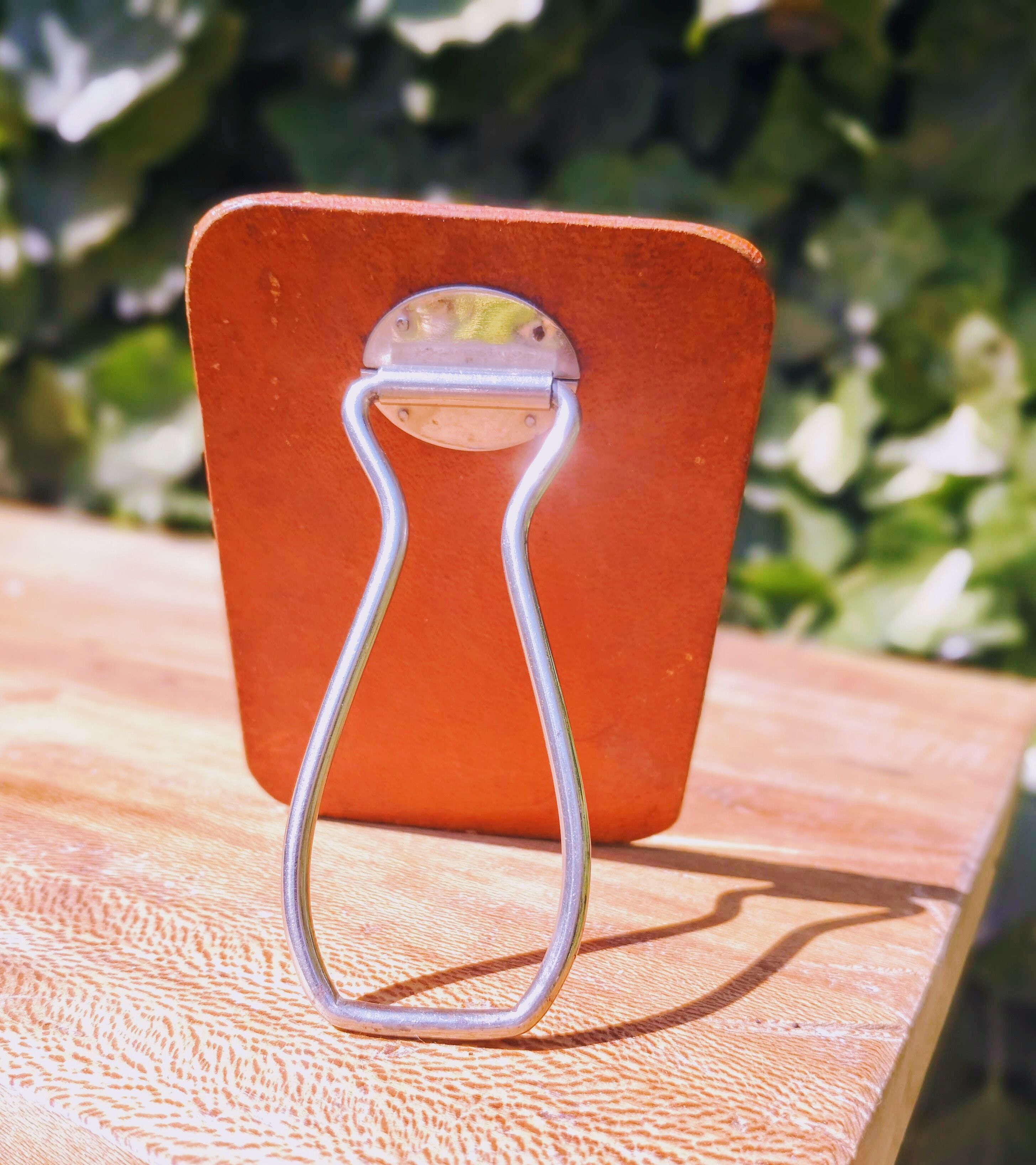 Mirror beveled barber 19x12cm