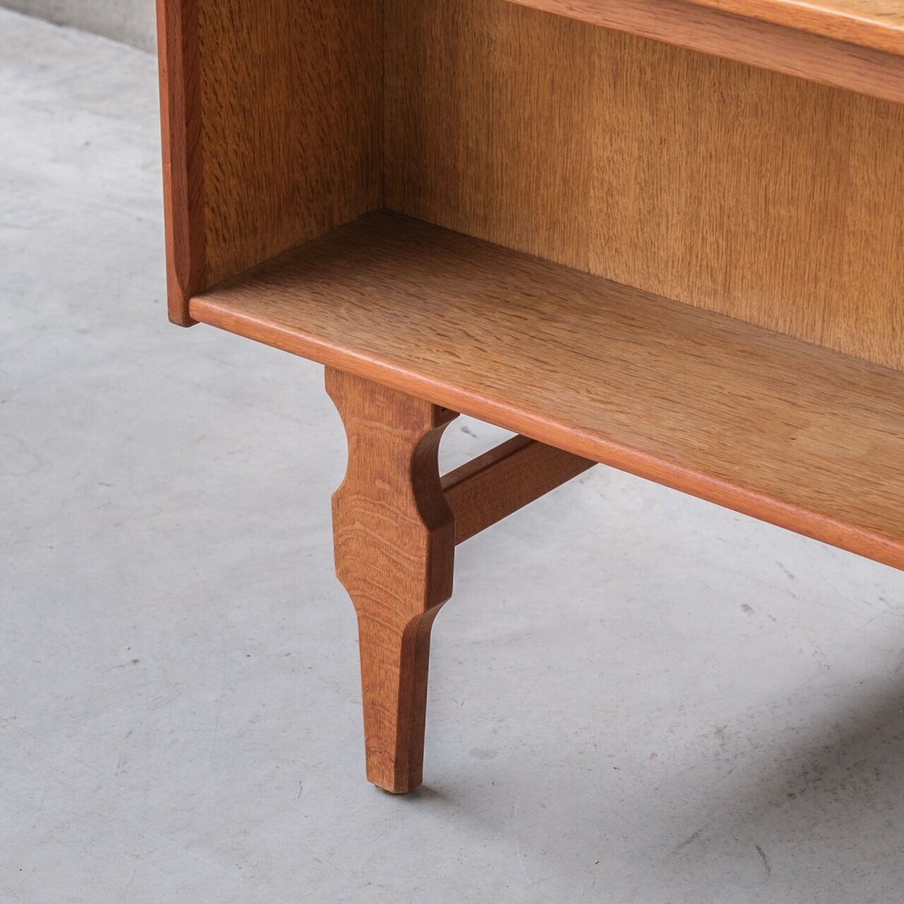 Oak danish mid-century desk