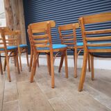 6 vintage bistro chairs