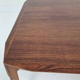 Italian Square Coffee Table in Chamfered Walnut, Stildomus, 1960s