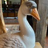Old soup tureen in the shape of a goose