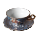 Rococo style coffee cup