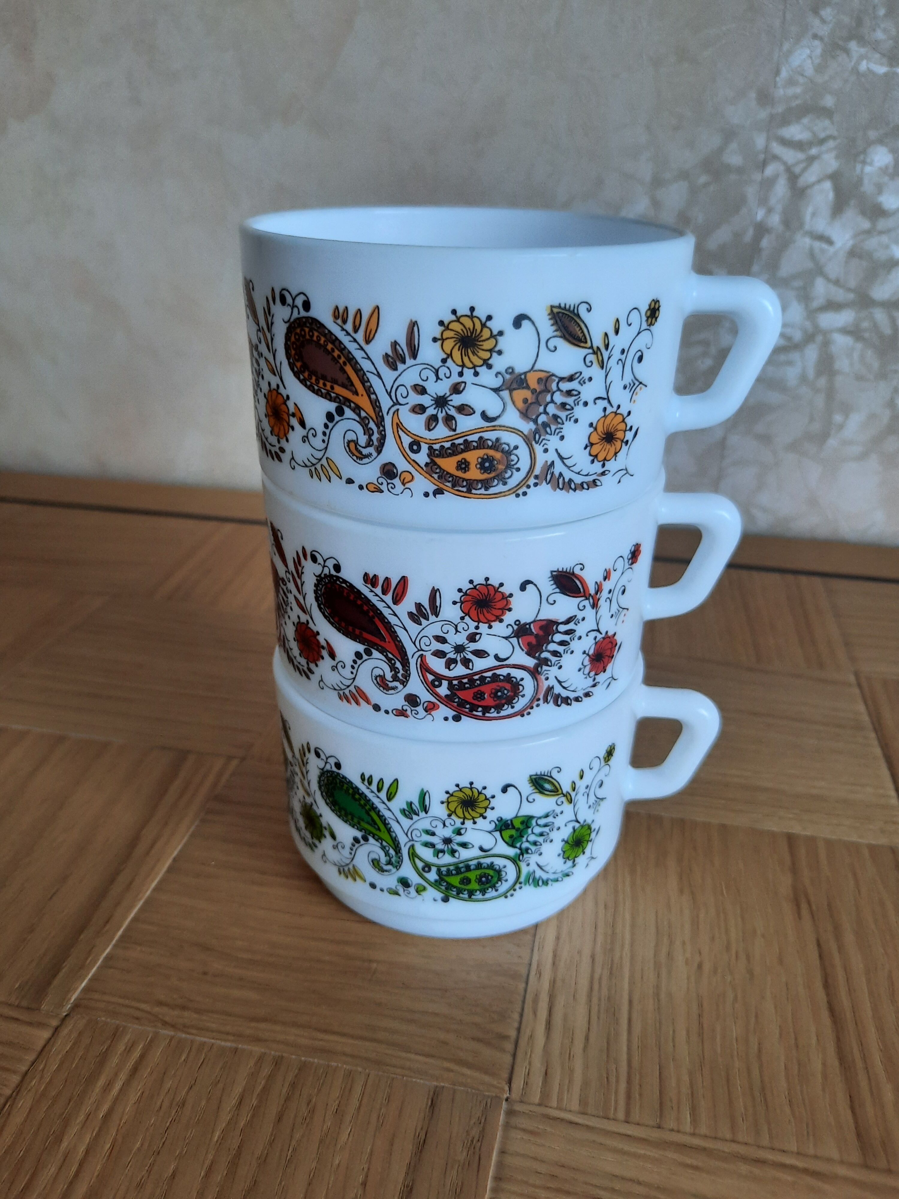 Set de 3 tasses vintage