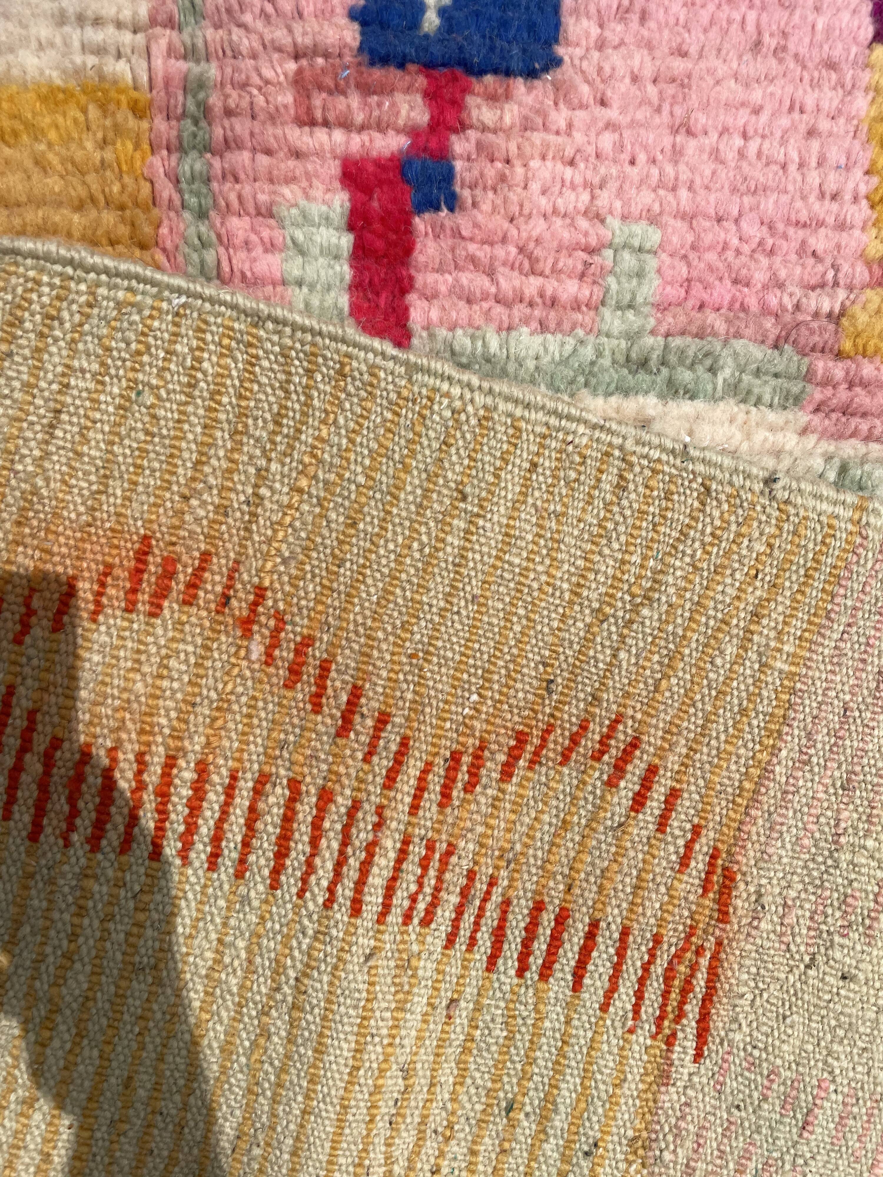 Colorful rugs berbere boujad