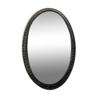 Miroir Napoléon III fin XIXème ovale