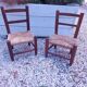 2 vintage children's chairs