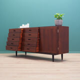 Rosewood chest of drawers, Danish design, 1970s, designer: Kai Winding