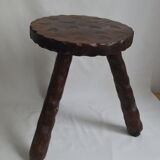 Wooden tripod stool