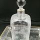 Service a liqueur en cristal décoré fin XIX