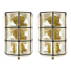 Pair of Mid-Century Bubble Glass Wall Lights/Sconces from Limburg, Germany, 1960s