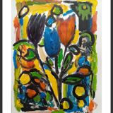 Three tulips
