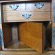 Edwardian Smoking Cabinet in Oak and Marquetry