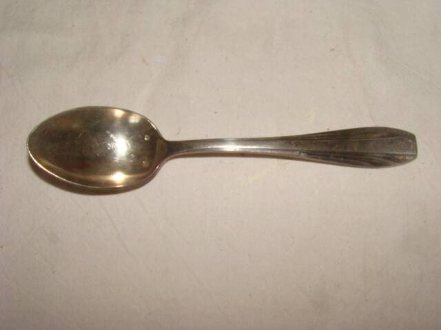 12 silver-plated metal teaspoons from the "Art Deco" period.