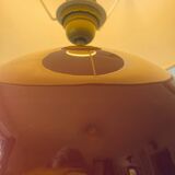 Terracotta ceramic ball lamp