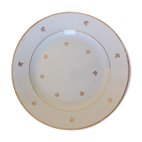 Plat de service rond vintage en porcelaine Badonviller