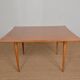 Vintage teak coffee table varnished from the 60s