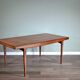 Danish Midcentury Extending Teak Table. Vintage / Modern / Retro / Scandinavian.