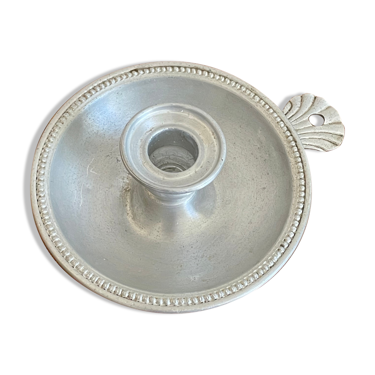 Aluminum candle holder