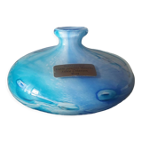 Vase en verre souflé Biot Jean Michel Operto