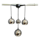 Chrome pendant lamp 1960s