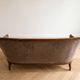 Louis XV basket canapé in brown fabric