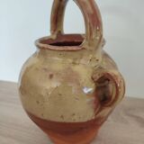 Terracotta gargoulette jug
