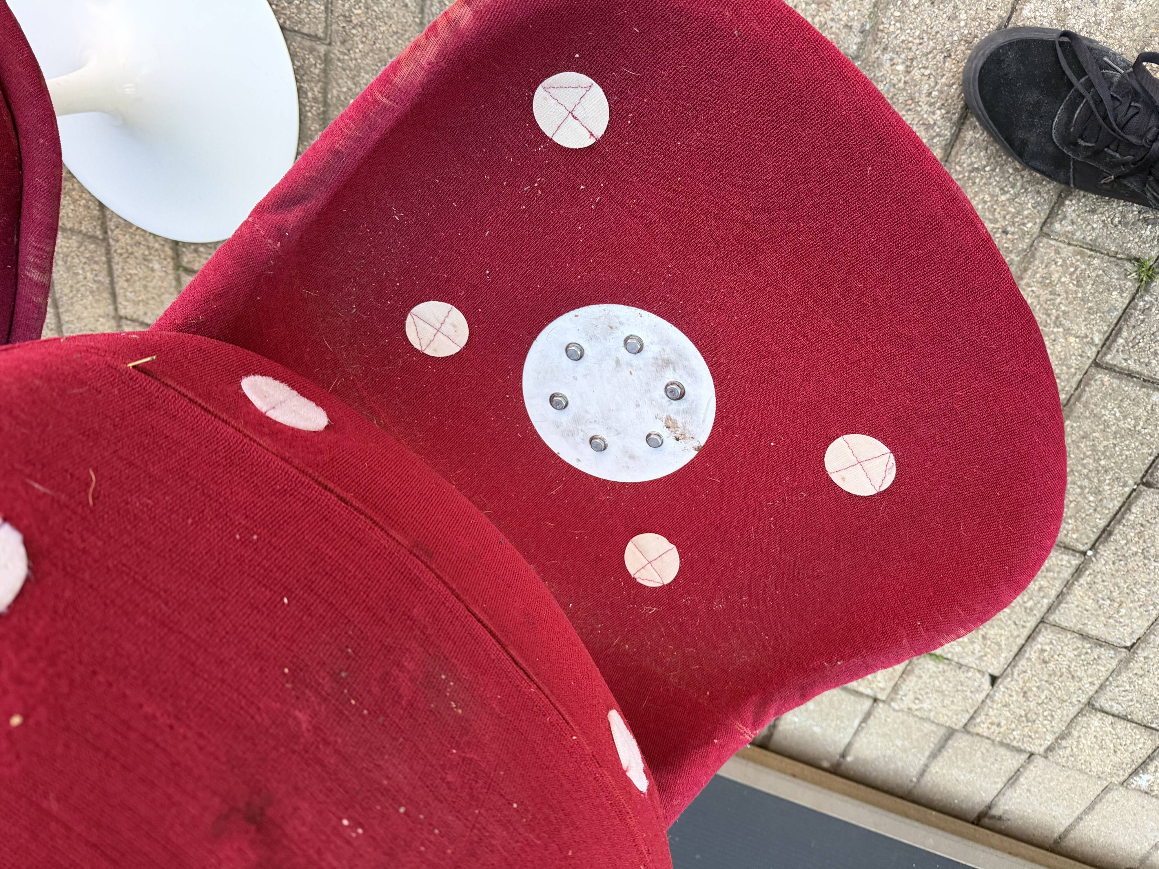 6 original vintage Knoll Tulip chairs by Eero Saarinen