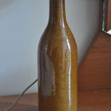 Stoneware bottle lamp