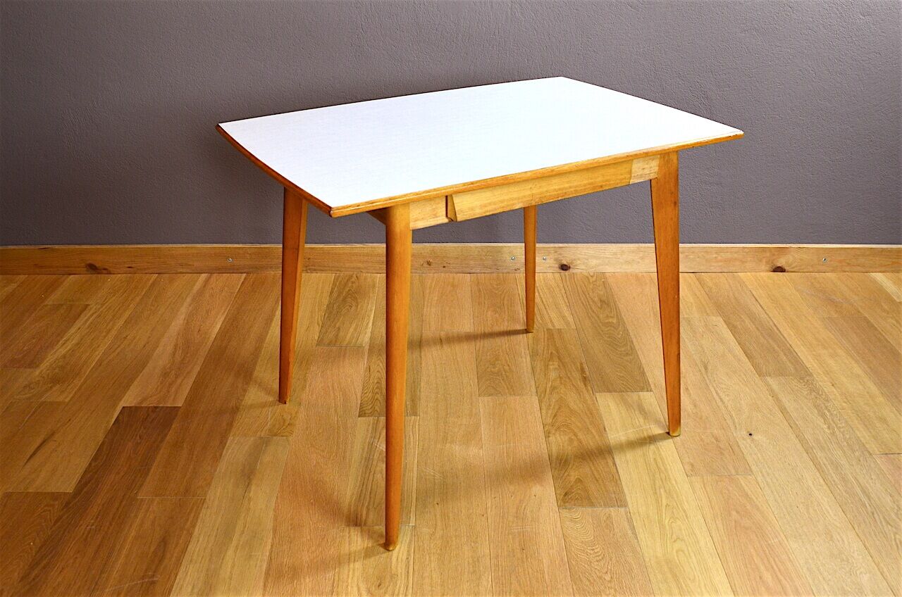 Desk formica feet compass 1960