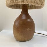 Sandstone lamp and its jute cord lampshade