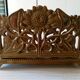 Brass letter holder