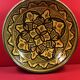 Large and beautiful antique deep dish from the Maghreb, signature to be identified: SAFI? 37 cm