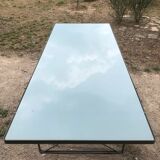Glass dining table by Niels Rangelgaard for Ikea