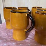 Vintage orange mugs 70s
