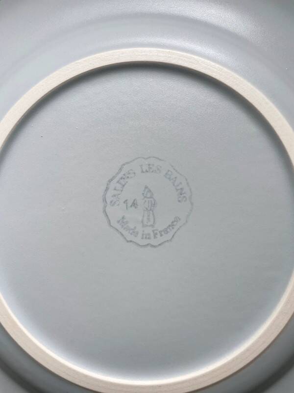 Plate 21.5 cm Salins les Bains Vintage - 10 available